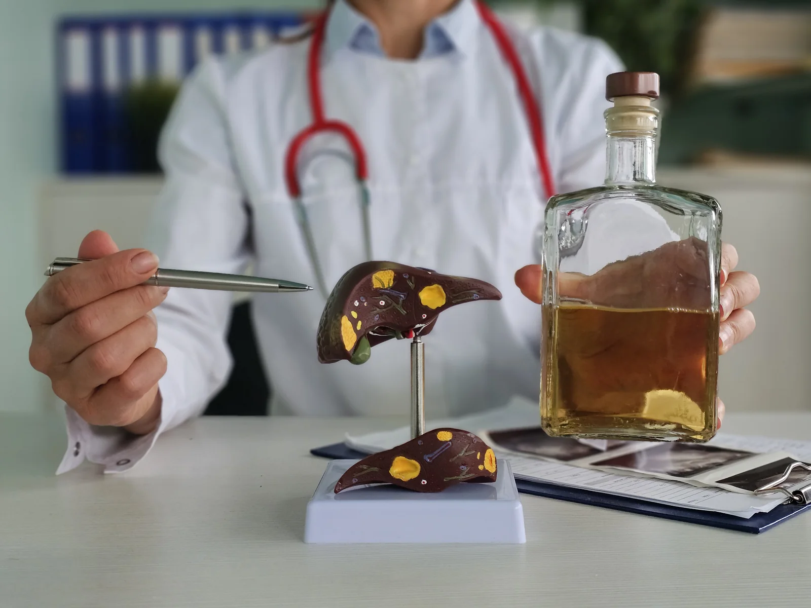 Nervenschädigung bei alkoholischer Polyneuropathie