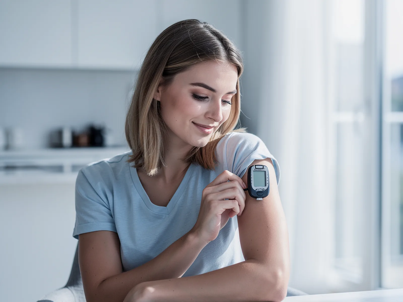 Diabetes Typ 1: junge Erwachsene mit Insulinpumpe